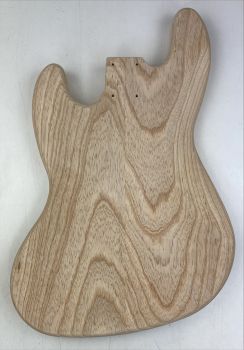 Body American Ash, 2-pcs. Jazz-Bass, Unique Piece #012